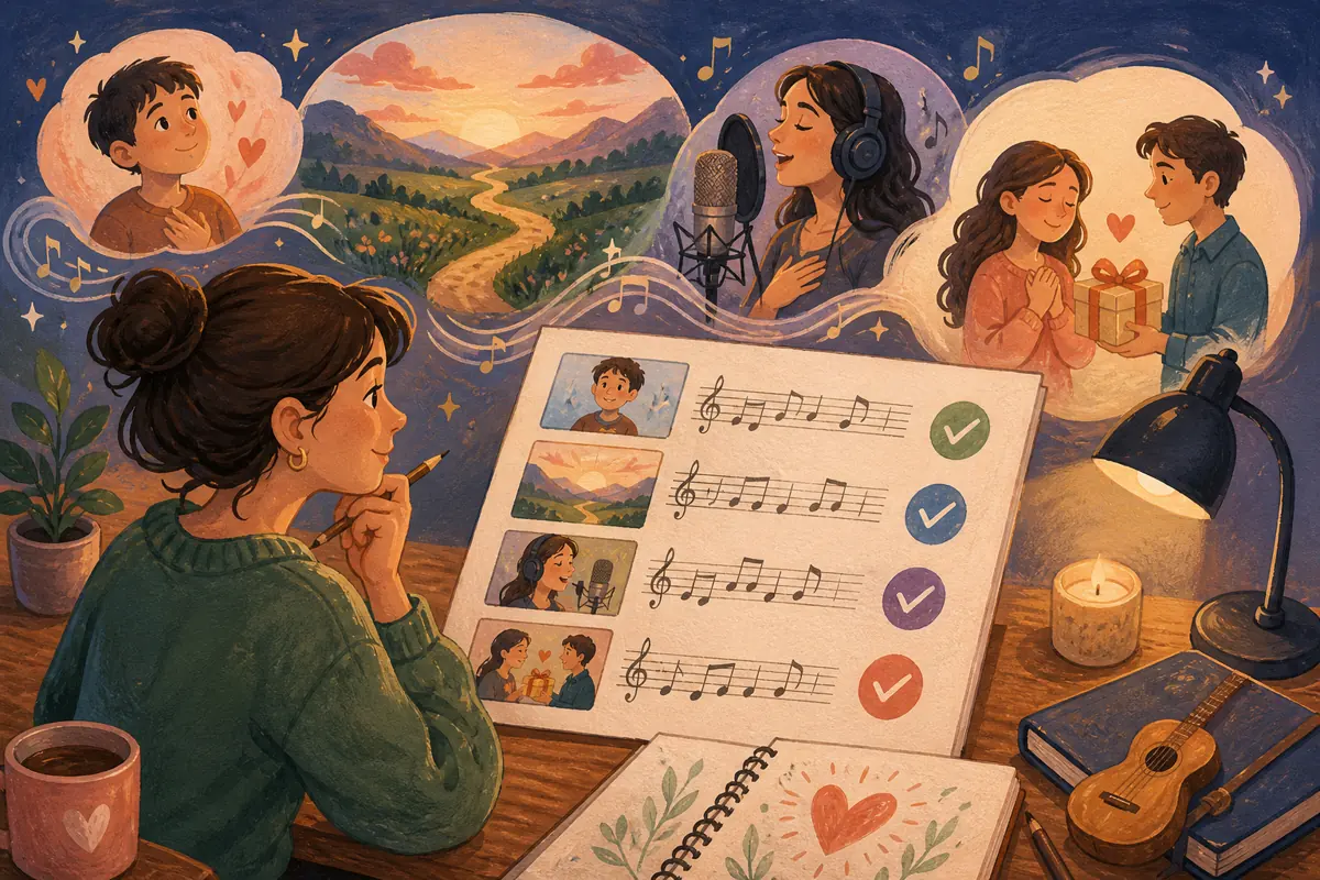Gouache illustration of whether the name is clear, the opening scene is accurate, the vocal can be understood, and the tone suits the recipient inspiring a handmade the intended fi